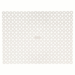 WHITE ADAPTABLE DISH MAT (40 CM X 30CM)