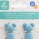 TODDLER 2 PCS CHARACTER SHAPED PP CUTLERY SET (SPOON AND FORK) MICKEY MOUSE