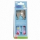 2 PCS ELLIPTICAL METALLIC CUTLERY (SPOON AND FORK) SET PEPPA PIG