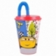 VASO CAÑA EASY 430 ML CARS LETS RACE