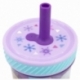 VASO PP ANTIVUELCO CON PAJITA DE SILICONA 370 ML FROZEN VIOLET