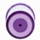 VASO PP ANTIVUELCO CON PAJITA DE SILICONA 370 ML FROZEN VIOLET