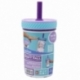 VASO PP ANTIVUELCO CON PAJITA DE SILICONA 370 ML FROZEN VIOLET