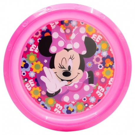 EASY PP PLATE MINNIE BOLD FLORALS