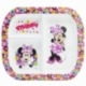 RECTANGULAR DIVIDED PLATE ST MINNIE BOLD FLORALS