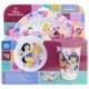 5 PCS MCIRO SET (PLATE, BOWL, TUMBLER, CUTLERY) PRINCESS BEYOU TIFUL