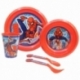 SET EASY 5 PCS (PLATO, CUENCO, VASO Y CUBIERTOS) EN CAJA  SPIDERMAN MOB RULES