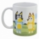 TAZA CERAMICA 325 ML EN CAJA DE DE REGALO BLUEY WALK