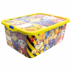 STORAGE CLICK BOX 13 L PAW PATROL BOY RESCUE PUPS