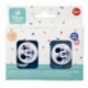 BABY 2 PCS SET ORTHODONTIC PACIFIER SILICONE +6 M WITH COVER MICKEY MOUSE FULL OF SMILES
