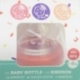 BABY 5 OZ WIDENECK BOTTLE SILICONE TEAT 3 POSITIONS MINNIE MOUSE HEART FULL