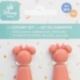 TODDLER 2 PCS CHARACTER SHAPED PP CUTLERY SET (SPOON AND FORK) MINNIE MOUSE HEART FULL