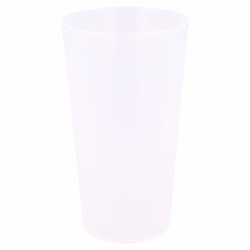 STACKABLE TRANSPARENT PP TUMBLER 420 ML