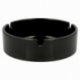 BLACK ROUND MELAMINE ASHTRAY (105X33 MM.)