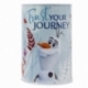 METALLIC PIGGY BANK FROZEN II BLUE FOREST