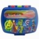 SANDWICHERA RECTANGULAR CON CUBIERTOS AVENGERS SEVEN WONDERS