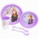 5 PCS EASY SET (PLATE, BOWL, TUMBLER, CUTLERY) (PLATE, BOWL, TUMBLER, CUTLERY) FROZEN AUTUM LEAVES