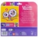 5 PCS MCIRO SET (PLATE, BOWL, TUMBLER, CUTLERY) MINNIE BOLD FLORALS