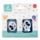 BABY 2 PCS SET SYMMETRICAL PACIFIER SILICONE +6 M WITH COVER MICKEY MOUSE FULL OF SMILES