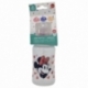 BABY 8 OZ WIDENECK BOTTLE SILICONE TEAT 3 POSITIONSS MINNIE MOUSE HEART FULL