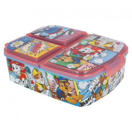 MULTI COMPARTMENT SANDWICH BOX PAW PATROL COMIC