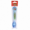 2 PCS PP CUTLERY (SPOON AND FORK) SET IN POLYBAG SUPER MARIO