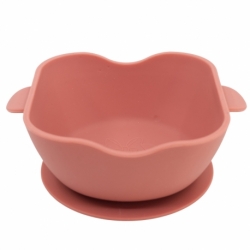 TODDLER SQUARE SILICONE BOWL SUCTION SYSTEM MINNIE MOUSE
