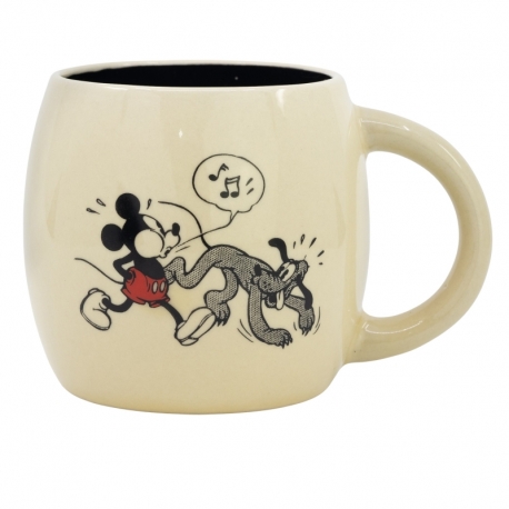 CERAMIC GLOBE MUG 13 OZ IN GIFT BOX MICKEY MOUSE VINTAGE
