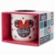 CERAMIC BREAKFAST MUG 14 OZ IN GIFT BOX MINNIE MOUSE GARDENING