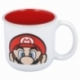 TAZA CERAMICA DESAYUNO 400 ML EN CAJA REGALO  SUPER MARIO