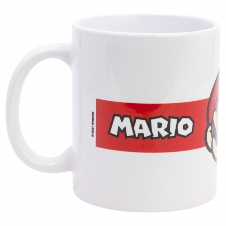 TAZA CERAMICA SB 325 ML EN CAJA SUPER MARIO FACE DNLS