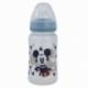 BABY 8 OZ WIDENECK BOTTLE SILICONE TEAT 3 POSITIONS MICKEY MOUSE FULL OF SMILES