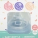 BABY 12 OZ WIDENECK BOTTLE SILICONE TEAT 3 POSITIONS WITH HANDLES MICKEY MOUSE FULL OF SMILES