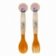 2 PCS PP CUTLERY (SPOON AND FORK) SET IN POLYBAG PEPPA PIG KINDNESS COUNTS