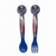 2 PCS PP CUTLERY (SPOON AND FORK) SET IN POLYBAG STITCH PALMS