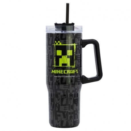DW INSULATED STAINLESS STEEL XL RAMBLER MUG 940 ML MINECRAFT SQUARED PATTERN