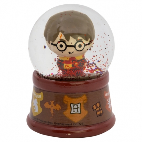 GLASS SNOW GLOBE HARRY POTTER IN GIFT BOX