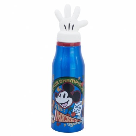 BOTELLA ALUMINIO CON FIGURITA 3D 690 ML MICKEY TRUE CHAMPIONS