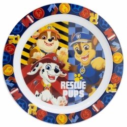 MICRO PLATE PAW PATROL BOY RESCUE PUPS