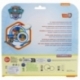 SET 5 PCS ANTIDESLIZANTE (PLATO, CUENCO, VASO Y CUBIERTOS) PREMIUM BICOLOR EN CAJA PAW PATROL BOY RESCUE PUPS