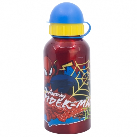 ALUMINIUM BOTTLE 400 ML SPIDERMAN MOVING TARGET