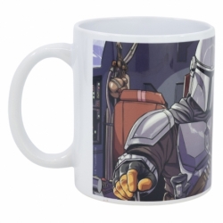 TAZA CERAMICA SB 325 ML EN CAJA MANDALORIAN
