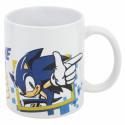 CERAMIC MUG 11 OZ IN GIFT BOX SONIC GAME ON WH