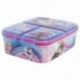 MULTI COMPARTMENT SANDWICH BOX FROZEN IRIDESCENT AQUA