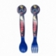2 PCS PP CUTLERY (SPOON AND FORK) SET IN POLYBAG STITCH PALMS