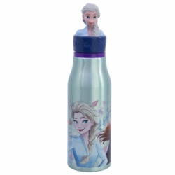 3D FIGURINE ALUMINIUM BOTTLE 690 ML FROZEN SNOWY TALE