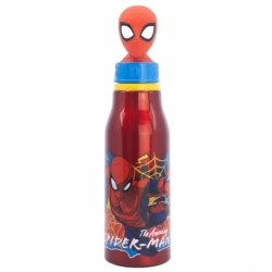BOTELLA ALUMINIO CON FIGURITA 3D 690 ML SPIDERMAN MOVING TARGET
