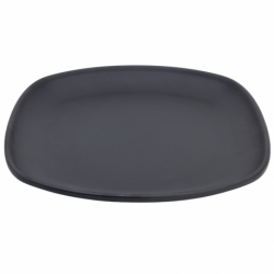 STOR PLATO CUADRADO MEDIANO TERRA NEGRO