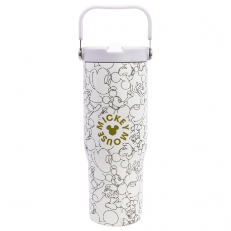 STOR VASO COOL TERMO ACERO INOXIDABLE CON ASA 860 ML MICKEY MOUSE SIGNATURE YOUNG ADULT