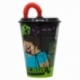 VASO CAÑA EASY 430 ML MINECRAFT